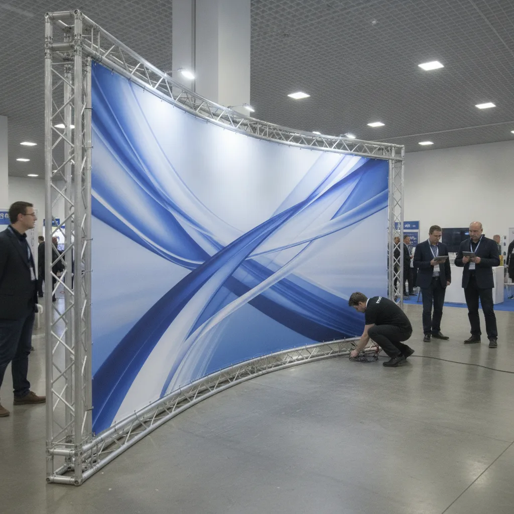 Stand textile tendu – prix, modèles et montage 2026 - stand textile tendu