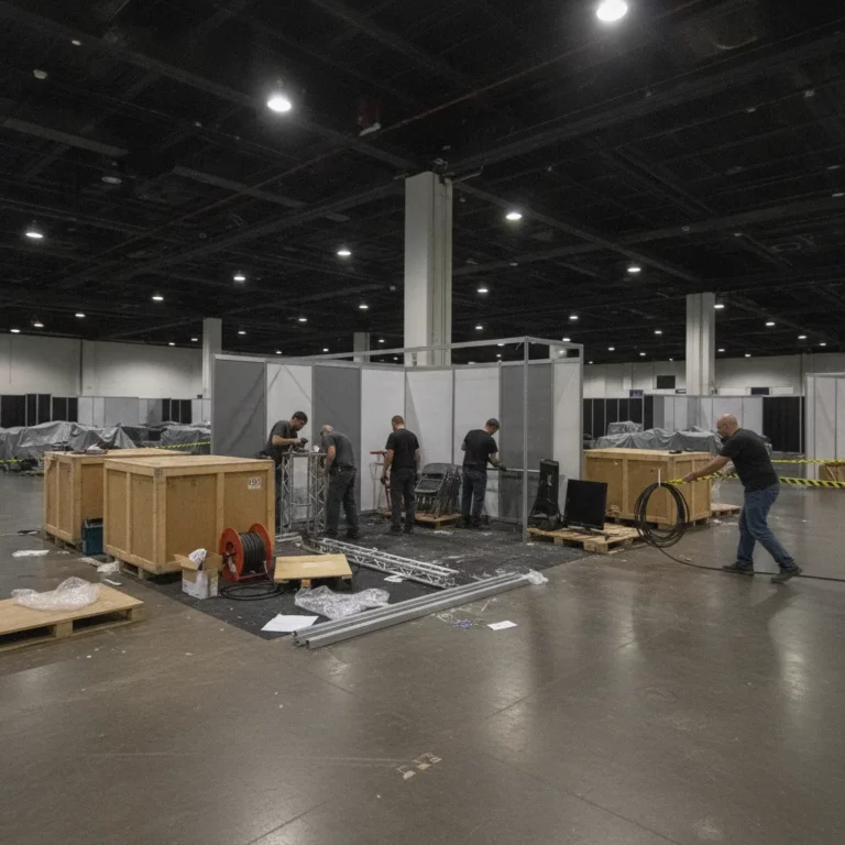 Démontage stand salon, protocole, délais et erreurs - demontage stand salon