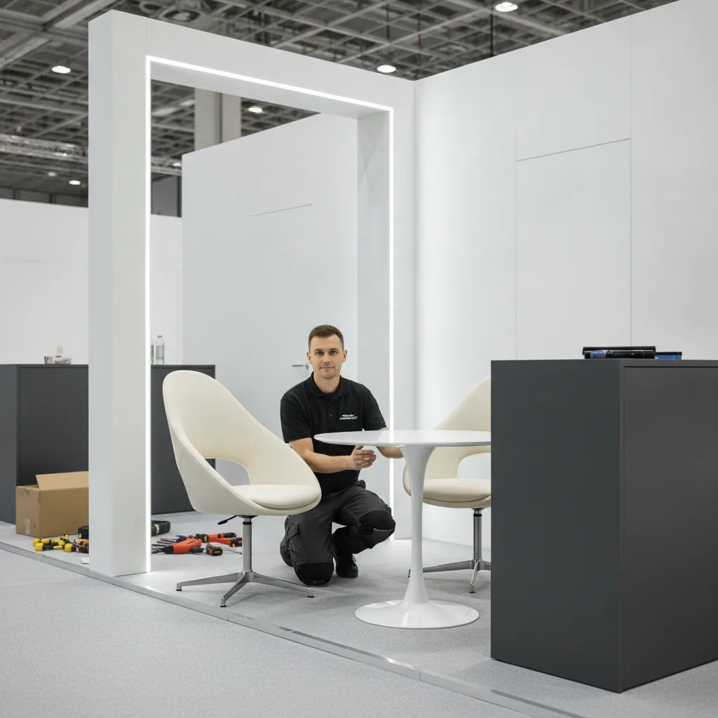 location stand salon