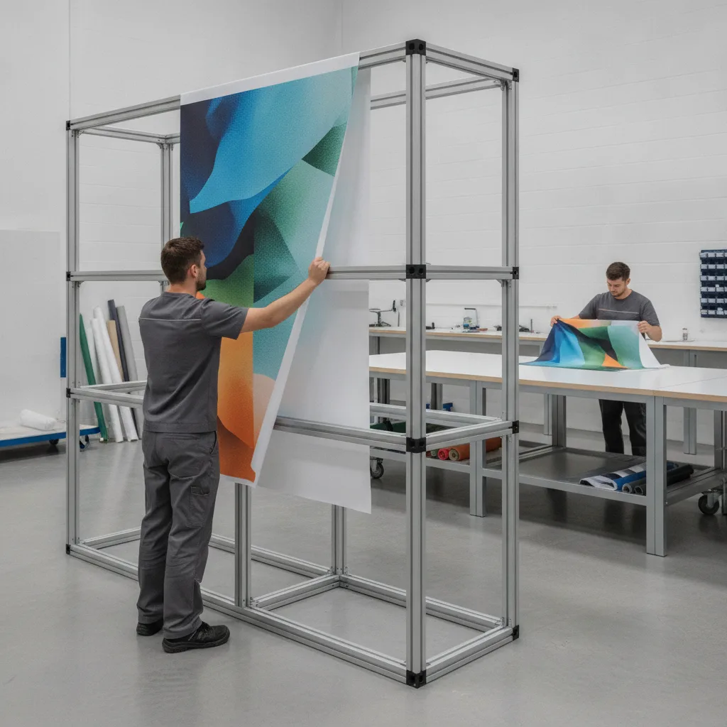 stand en aluminium