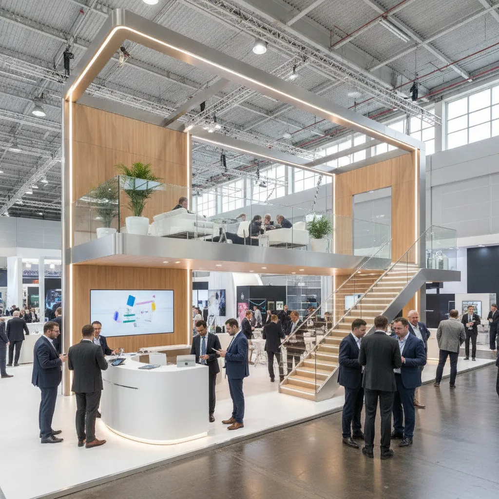 Stand double étage, guide 2026 des prix et des règles - stand double etage